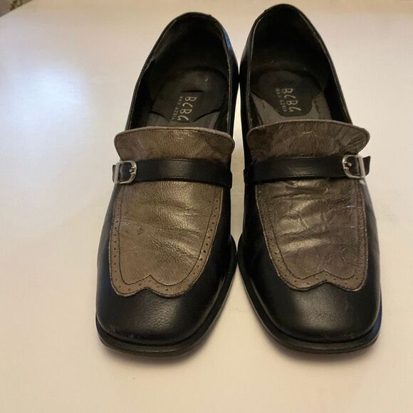Vintage Y2K Pilgrim Buckle Block Heel 40s Vibe Brogues, 7 - Picture 3 of 16